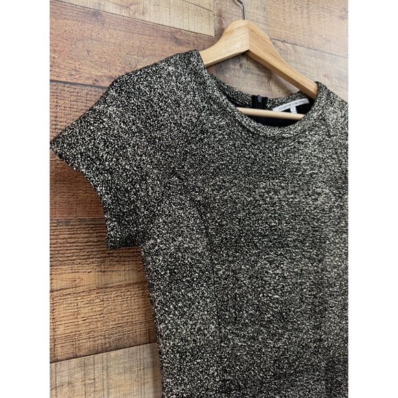 Nordstrom Sparkly Black & Gold Dress Small - Picture 3 of 11